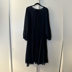 City Chic Elegant Dark Blue Midi Dress size 22 Euc